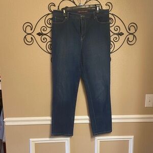 Gloria Vanderbilt Women's Navy Straight Leg Jeans